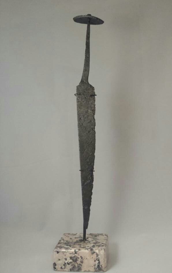 Medieval Iron Dagger with Mount