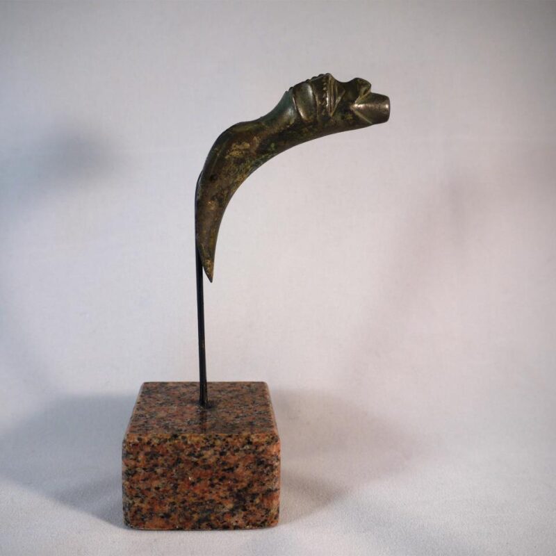 medieval bronze dragon head spout